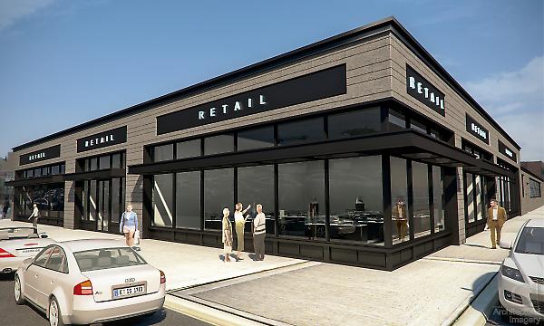 Proposed new retail facade
