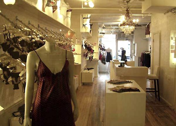 overall view of boutique