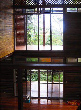 interior double height living area