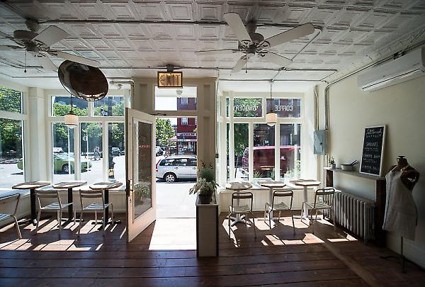 interior view facing Franklin Street