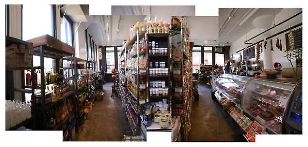 panoramic view of store