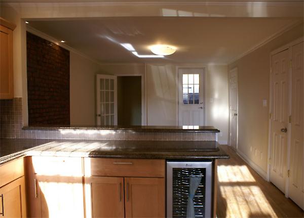 open kitchen at ground floor