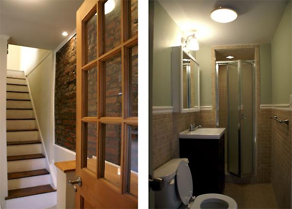 stair detail / bath detail