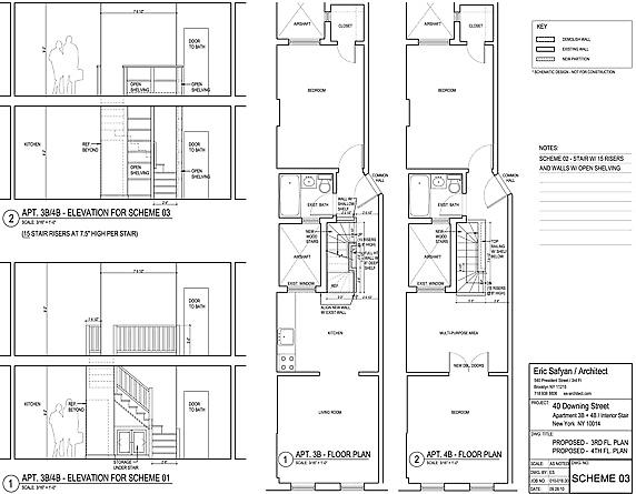 proposed elevations and plans