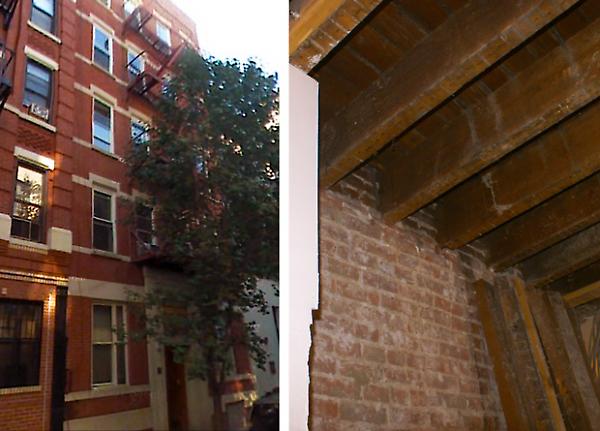 building exterior / interior detail