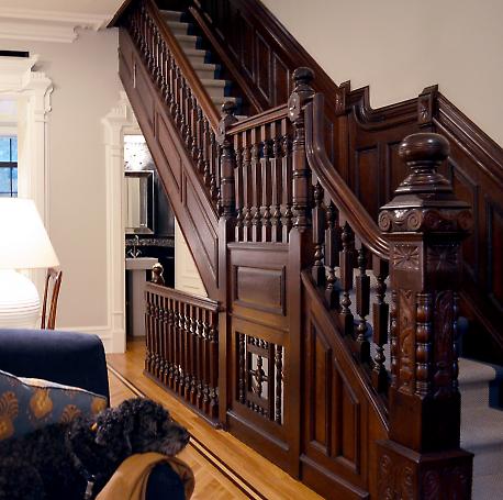 restored stair detail