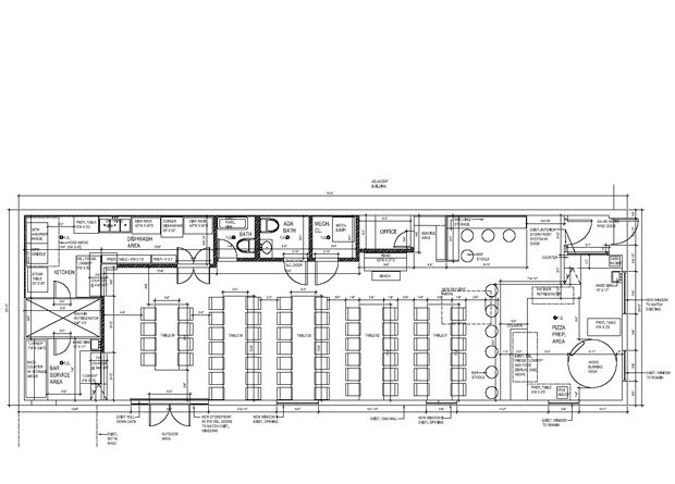 plan with furniture layout