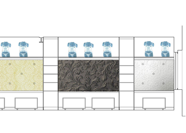 interior elevation study