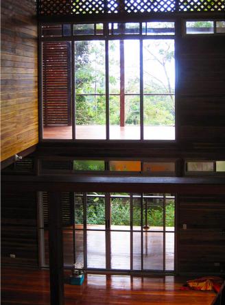 interior double height living area