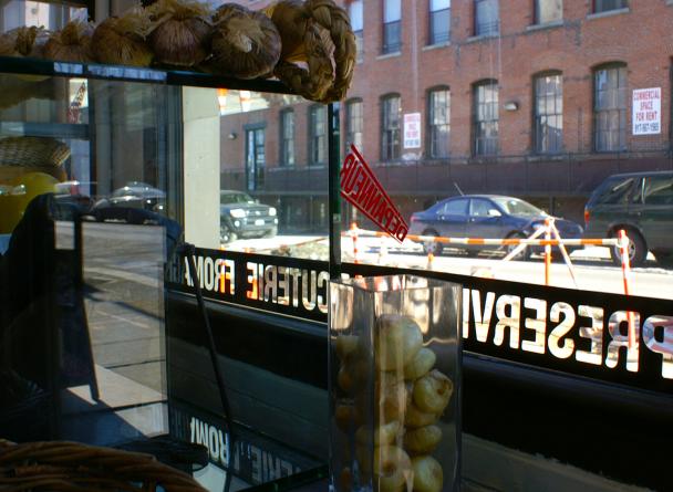 store window signage