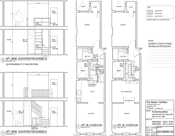 proposed elevations and plans