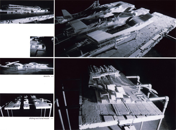 models of Coney Island train terminal